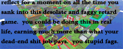 This flag faggotedly spammed to you by "-B l a z e i n g-" 17 times